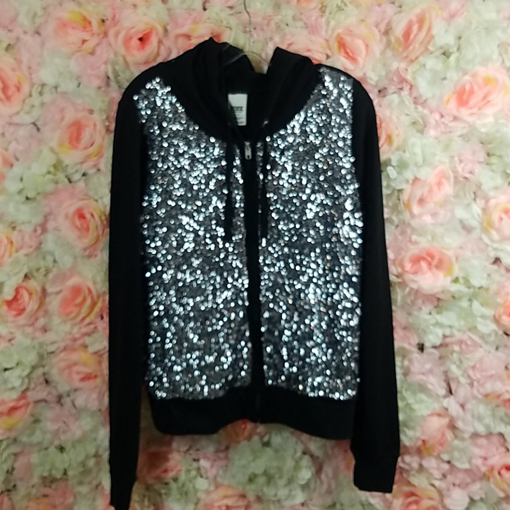 PINK Sequin Hoodie